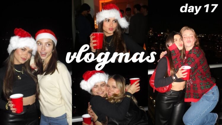 Friday in my Life: grief, holiday party & sleepover w/ Drew *VLOGMAS DAY 17*