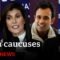 Iowa caucus: Republican rivals make last-ditch bids to cut Trumps lead | BBC News